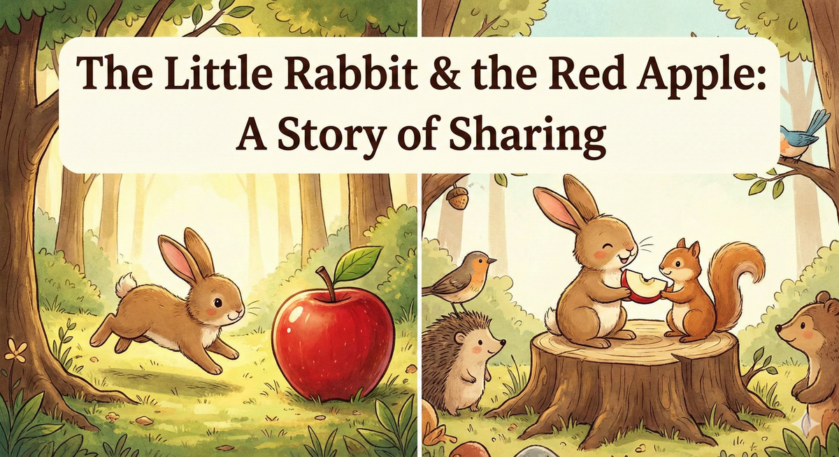 सानो खरायो र रातो स्याउ (The Little Rabbit and the Red Apple)
